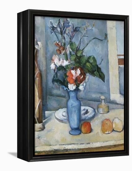 The Blue Vase-Paul Cézanne-Framed Premier Image Canvas