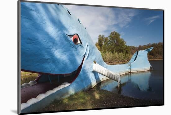 The Blue Whale, Route 66 Roadside Attraction, Catoosa, Oklahoma, USA-Walter Bibikow-Mounted Photographic Print