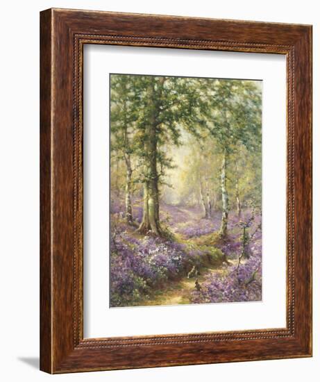 The Bluebell Wood-Alfred Fontville de Breanski-Framed Giclee Print