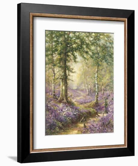 The Bluebell Wood-Alfred Fontville de Breanski-Framed Giclee Print