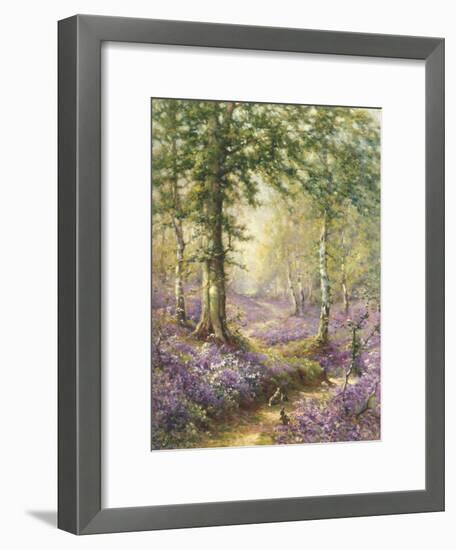 The Bluebell Wood-Alfred Fontville de Breanski-Framed Giclee Print