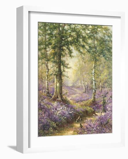 The Bluebell Wood-Alfred Fontville de Breanski-Framed Giclee Print