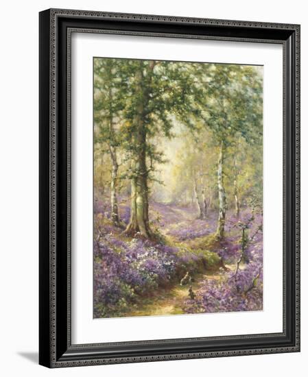 The Bluebell Wood-Alfred Fontville de Breanski-Framed Giclee Print