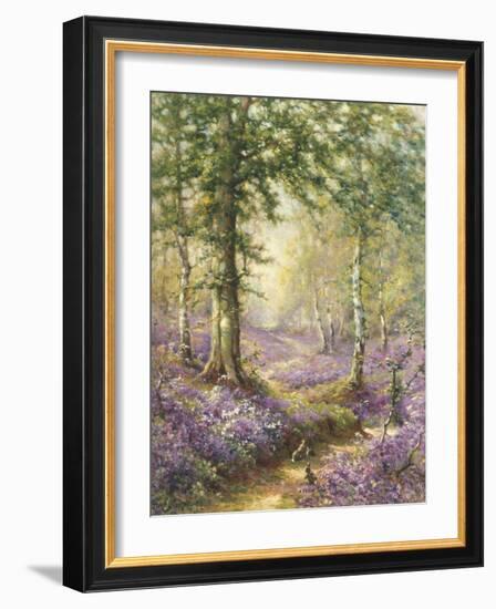 The Bluebell Wood-Alfred Fontville de Breanski-Framed Giclee Print