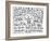 The Blueprint Drawings, 1990-Keith Haring-Framed Giclee Print