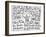 The Blueprint Drawings, 1990-Keith Haring-Framed Giclee Print