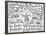 The Blueprint Drawings, 1990-Keith Haring-Framed Premier Image Canvas