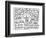 The Blueprint Drawings, 1990-Keith Haring-Framed Giclee Print