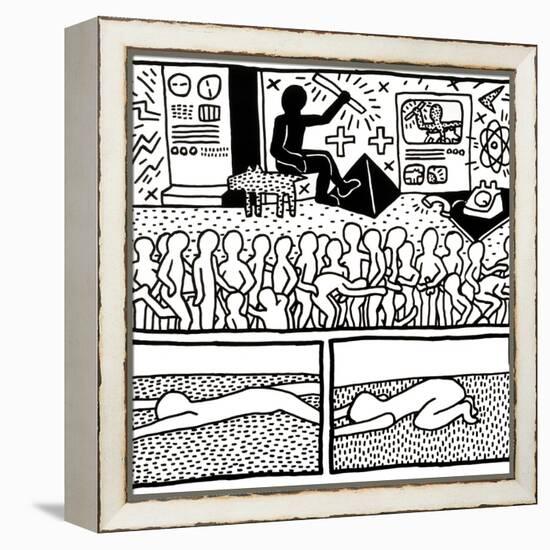 The Blueprint Drawings, 1990-Keith Haring-Framed Premier Image Canvas
