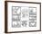 The Blueprint Drawings, 1990-Keith Haring-Framed Giclee Print