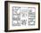 The Blueprint Drawings, 1990-Keith Haring-Framed Giclee Print