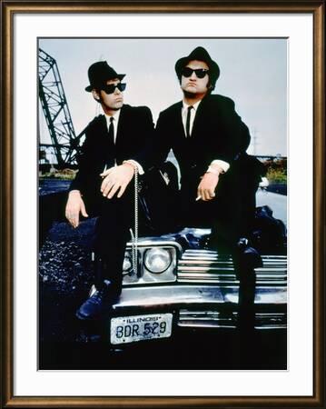 Akroyd and Belushi in Blues Brothers, 1980 Photograph Poster