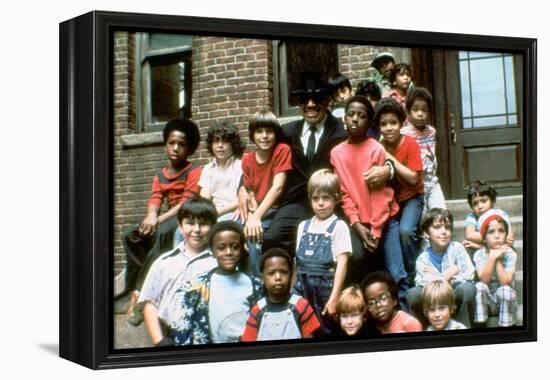 THE BLUES BROTHERS, 1980 directed by JOHN LANDIS On the set, Cab Calloway (photo)-null-Framed Stretched Canvas