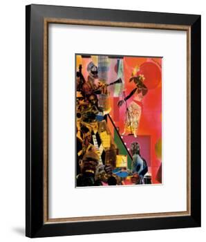 The Blues-Romare Bearden-Framed Art Print