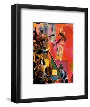 The Blues-Romare Bearden-Framed Art Print