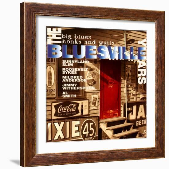 The Bluesville Years: Vol 1: Big Blues Honks and Wails-null-Framed Art Print