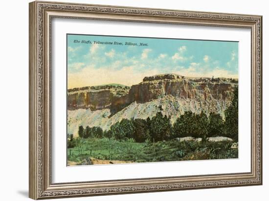 The Bluffs, Yellowstone River, Billings, Montana-null-Framed Art Print