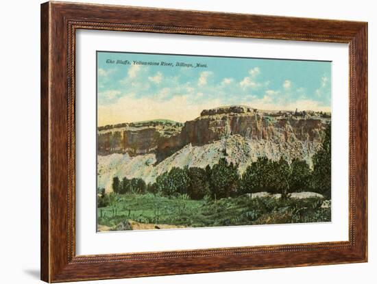 The Bluffs, Yellowstone River, Billings, Montana-null-Framed Art Print