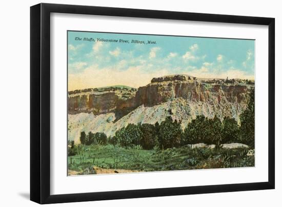 The Bluffs, Yellowstone River, Billings, Montana-null-Framed Art Print