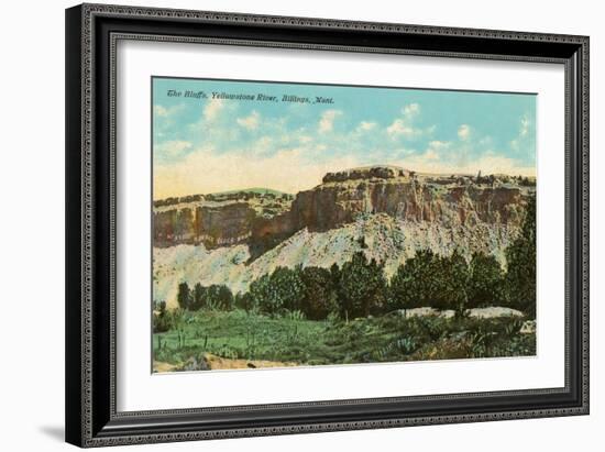 The Bluffs, Yellowstone River, Billings, Montana-null-Framed Art Print