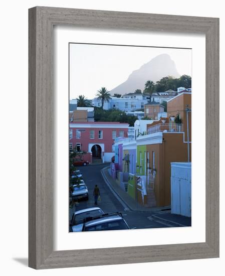 The Bo-Kaap Area, Known for Its Colourful Houses, South Africa-Yadid Levy-Framed Photographic Print