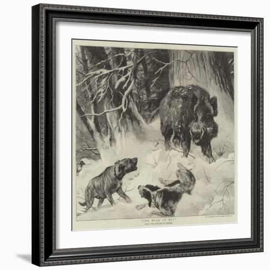 The Boar at Bay-null-Framed Giclee Print