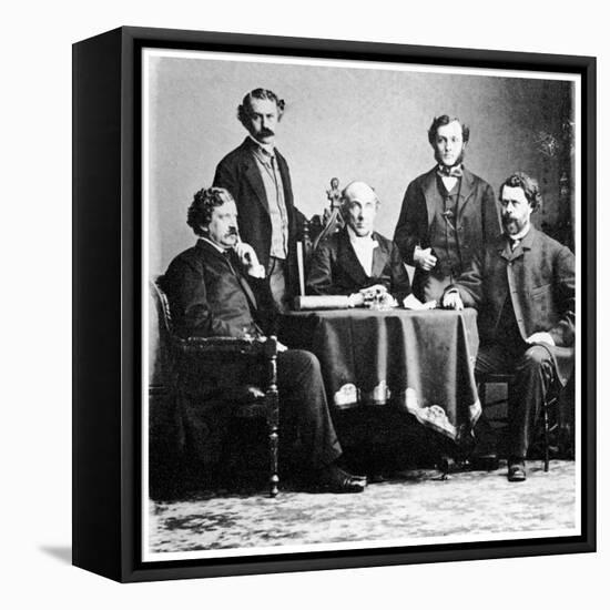 The Board of New York Police Commissioners, C1860-MATHEW B BRADY-Framed Premier Image Canvas