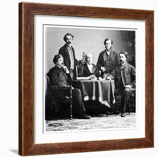 The Board of New York Police Commissioners, C1860-MATHEW B BRADY-Framed Giclee Print