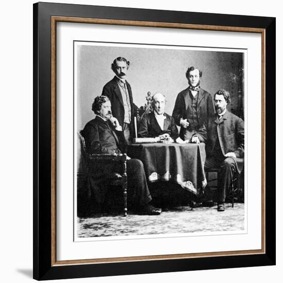 The Board of New York Police Commissioners, C1860-MATHEW B BRADY-Framed Giclee Print