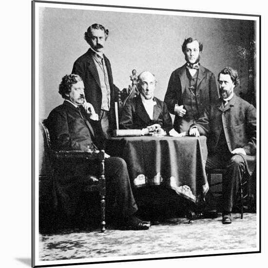 The Board of New York Police Commissioners, C1860-MATHEW B BRADY-Mounted Giclee Print