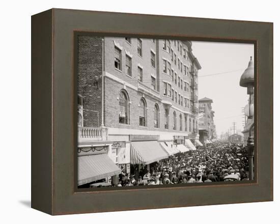 The Boardwalk Parade, Atlantic City, N.J.-null-Framed Stretched Canvas