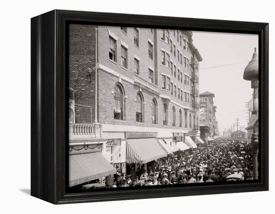 The Boardwalk Parade, Atlantic City, N.J.-null-Framed Stretched Canvas