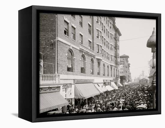 The Boardwalk Parade, Atlantic City, N.J.-null-Framed Stretched Canvas