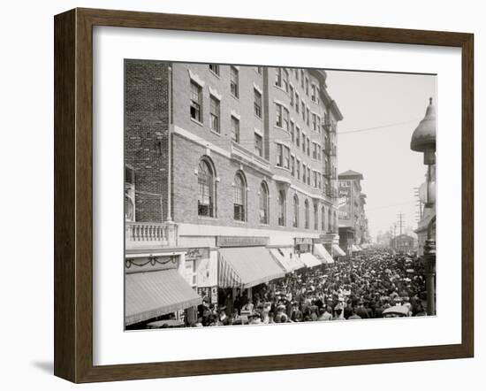 The Boardwalk Parade, Atlantic City, N.J.-null-Framed Photo