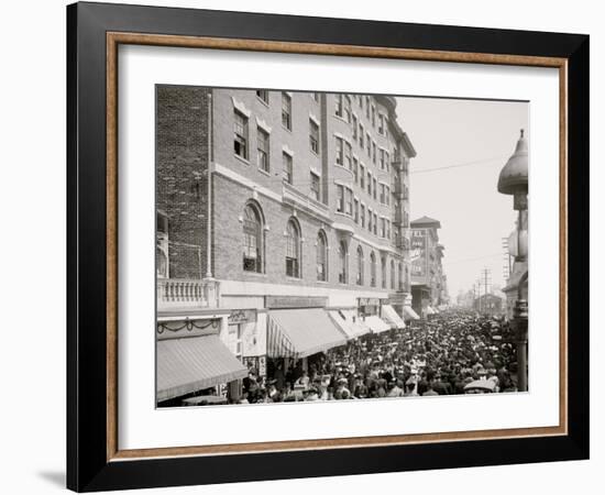 The Boardwalk Parade, Atlantic City, N.J.-null-Framed Photo