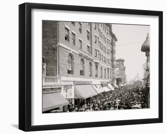 The Boardwalk Parade, Atlantic City, N.J.-null-Framed Photo