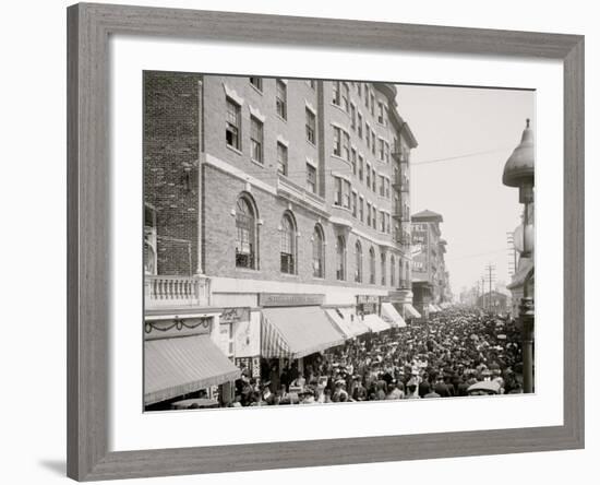 The Boardwalk Parade, Atlantic City, N.J.-null-Framed Photo