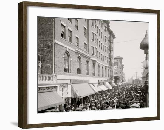 The Boardwalk Parade, Atlantic City, N.J.-null-Framed Photo