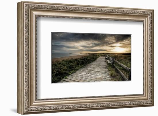 The Boardwalk-Eric Wood-Framed Art Print