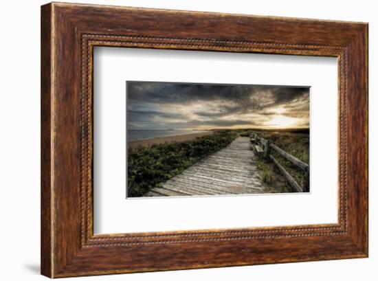 The Boardwalk-Eric Wood-Framed Art Print