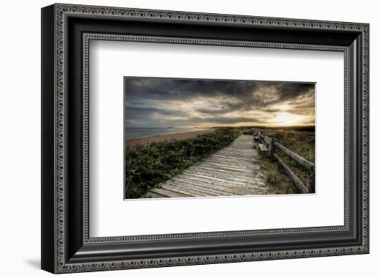 The Boardwalk-Eric Wood-Framed Art Print