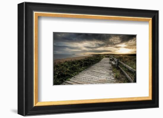 The Boardwalk-Eric Wood-Framed Art Print