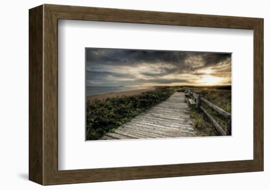 The Boardwalk-Eric Wood-Framed Art Print