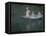 The Boat at Giverny (Or) the Norwegians, the Three Daughters of Mme. Hoschede-Claude Monet-Framed Premier Image Canvas