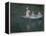 The Boat at Giverny (Or) the Norwegians, the Three Daughters of Mme. Hoschede-Claude Monet-Framed Premier Image Canvas