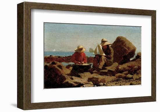 The Boat Builders, 1873-Winslow Homer-Framed Art Print