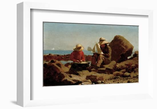 The Boat Builders, 1873-Winslow Homer-Framed Art Print