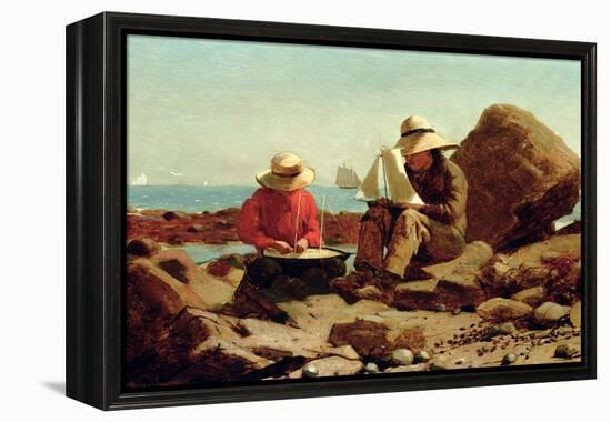 The Boat Builders, 1873-Winslow Homer-Framed Premier Image Canvas