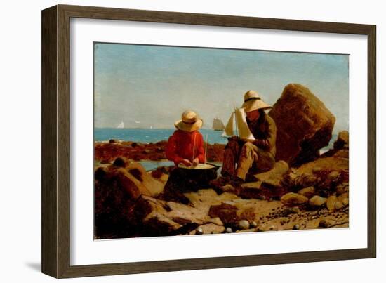 The Boat Builders-Winslow Homer-Framed Giclee Print