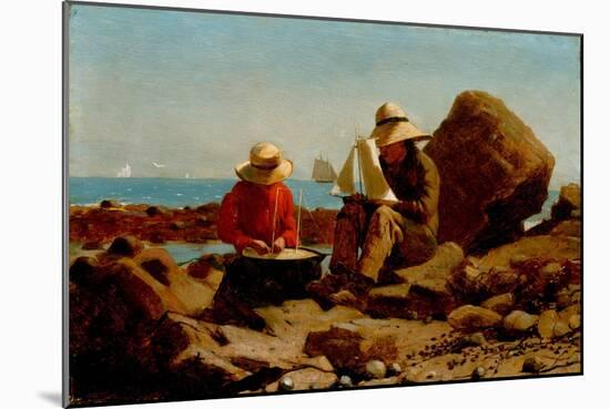 The Boat Builders-Winslow Homer-Mounted Giclee Print